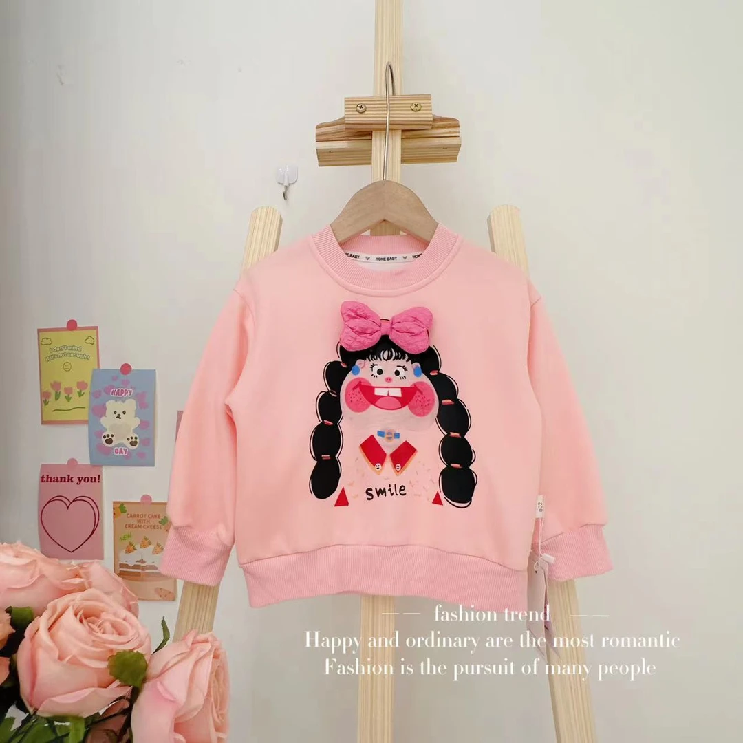 27028女童2025新款卡通经典时尚百搭卫衣