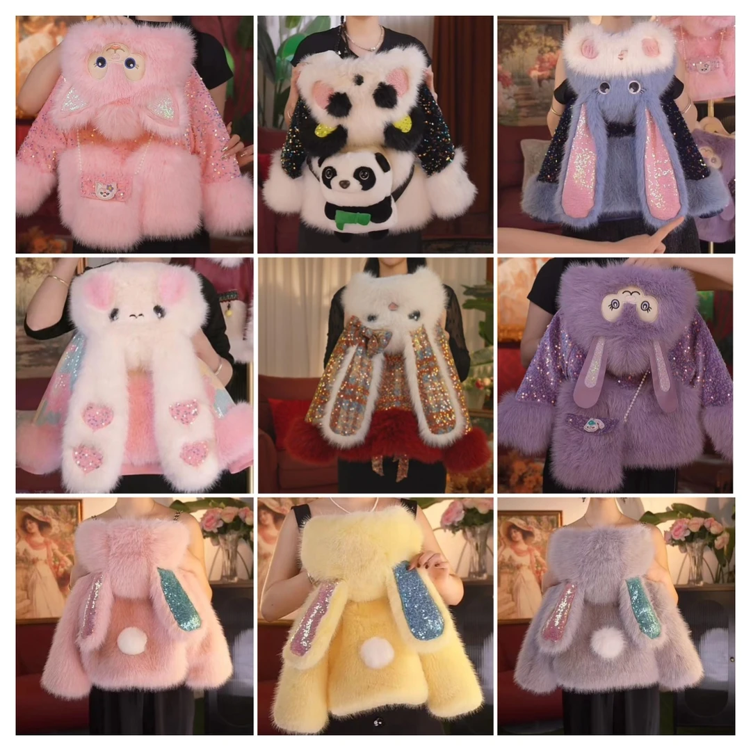 5瑞果妈妈【精品样衣】2024新款冬季保暖时尚洋气加厚外套