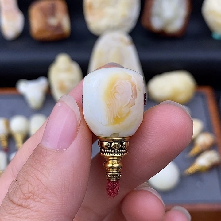 琥珀未镶嵌裸石15三通紫沁三通c390