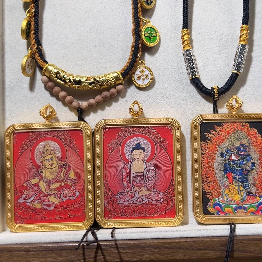 B***G吊坠两套定制黄老爷阿弥黑老爷