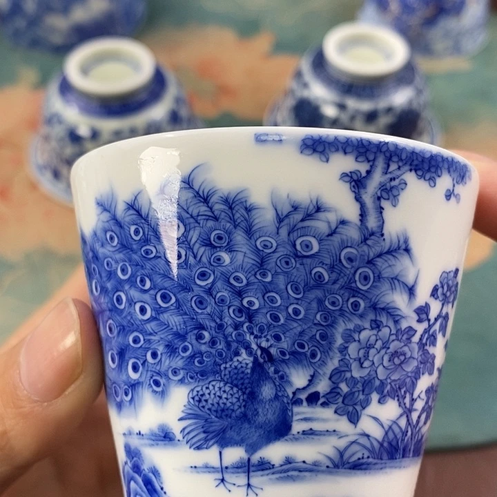 杯白*云现代全手工全手绘茶具16888888