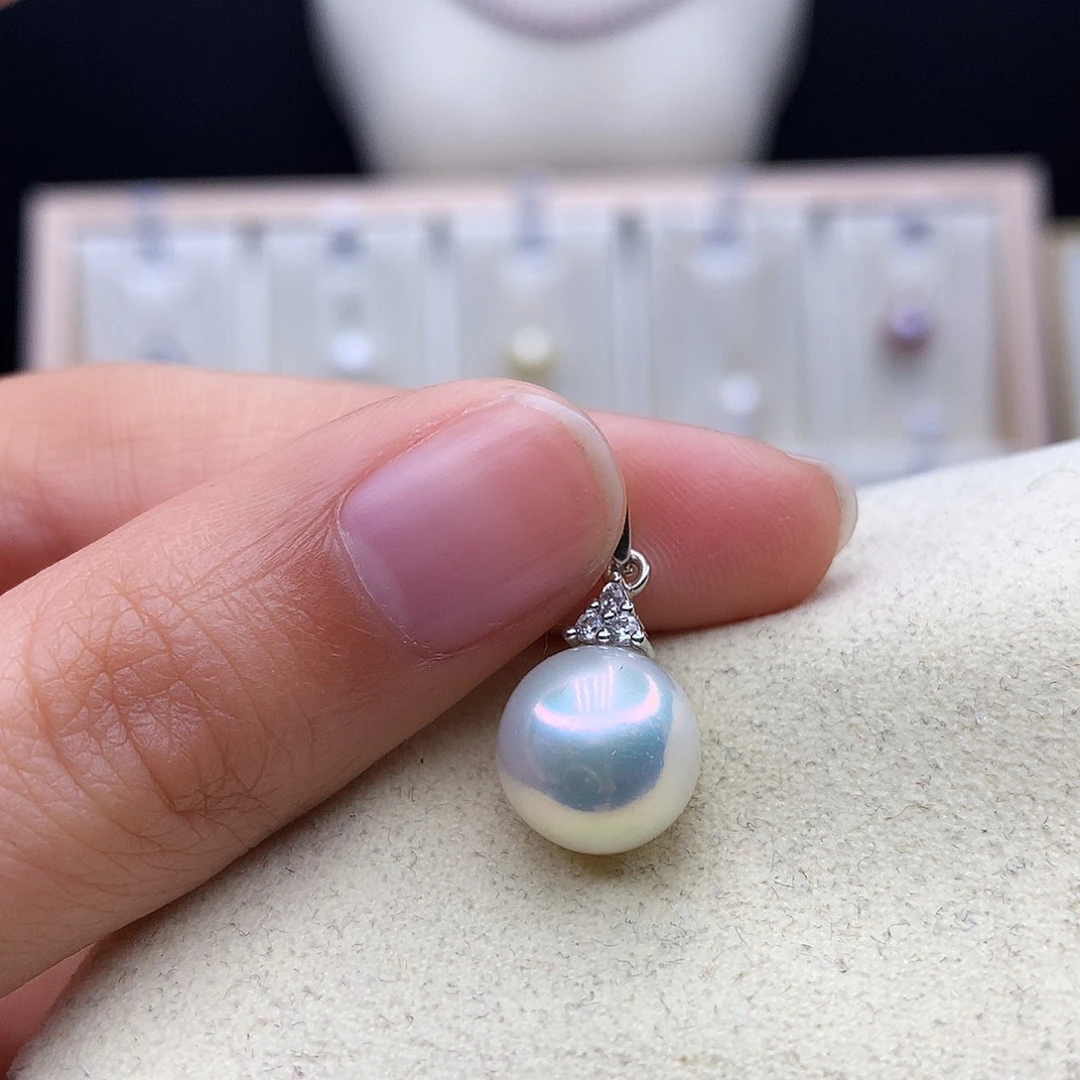 合金淡水珍珠颈饰