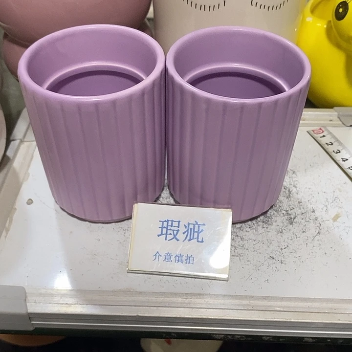 紫砂花盆多肉植物盆瑕疵有孔
