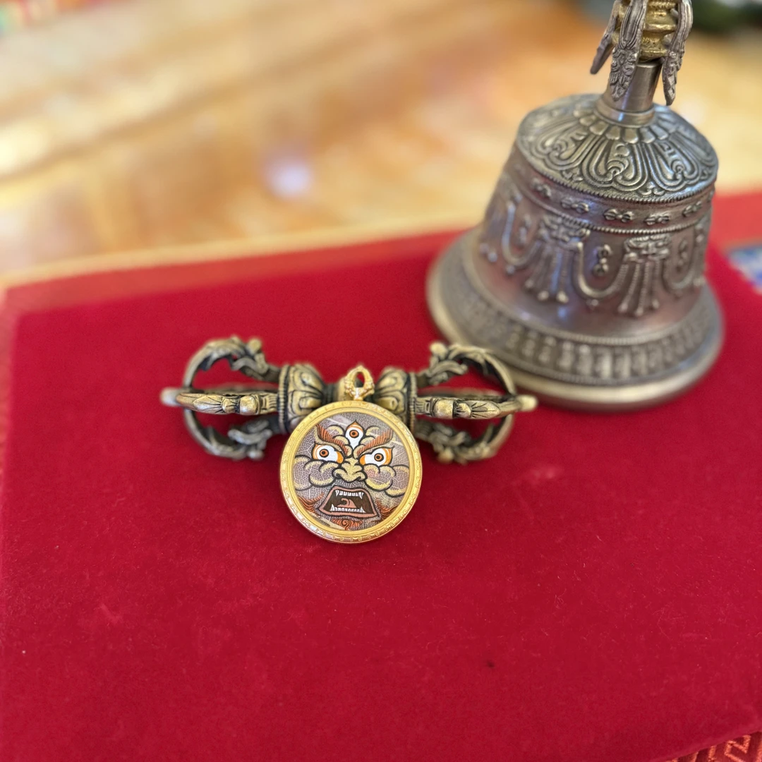 白财神菩提叶-热贡元旦唐卡画院