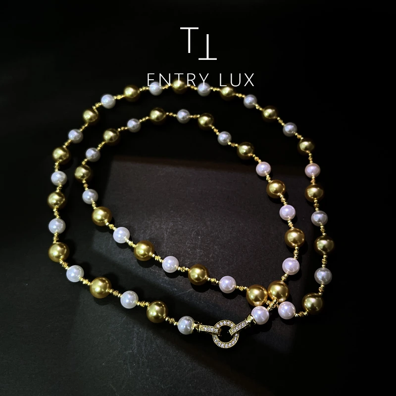 铜合金亚克力项链 铜合金/TT-ENTRY LUX【混彩糖果】合成立方锆 T11