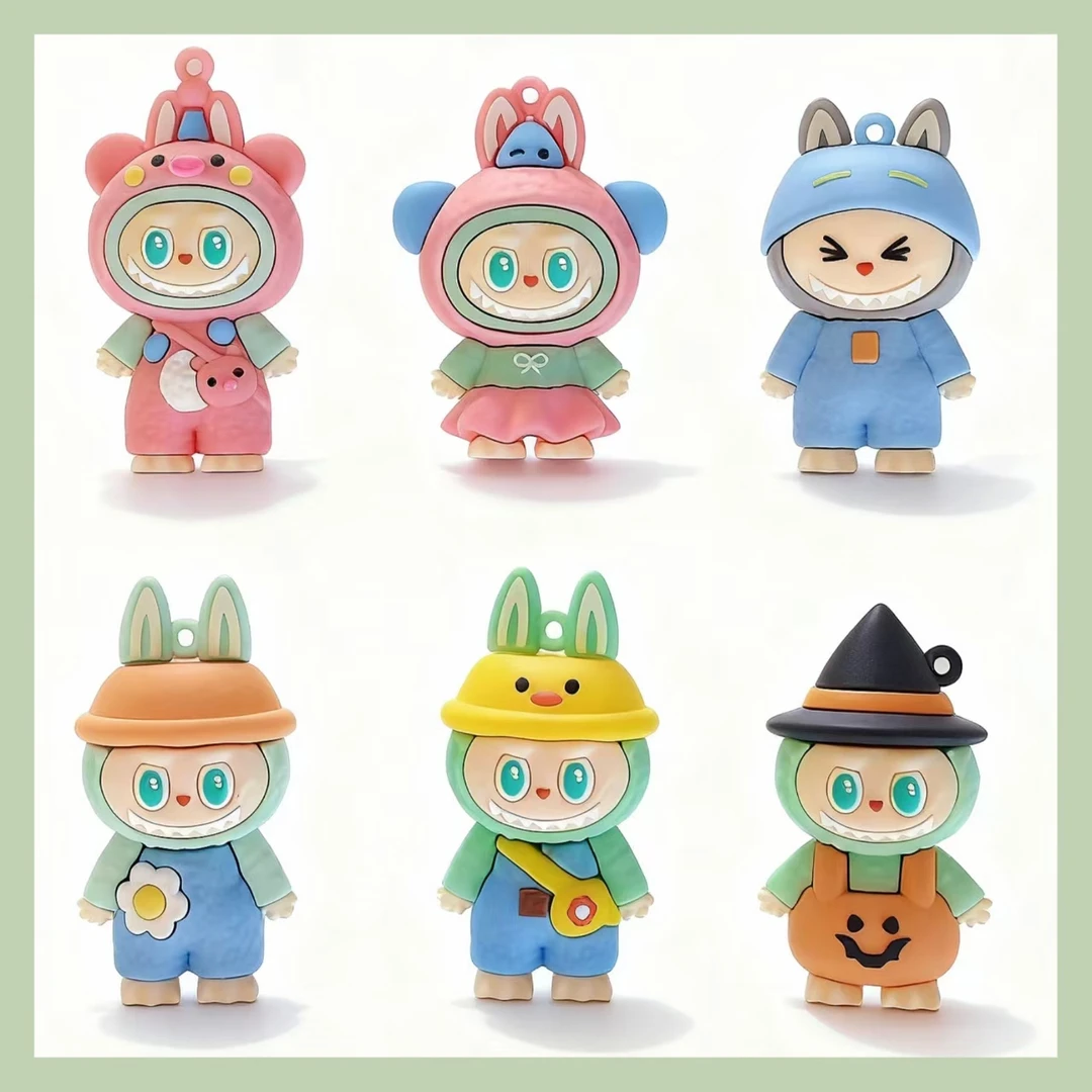 （新人福利）3D立体la布布大号公仔情侣书包挂件钥匙链活动小礼品