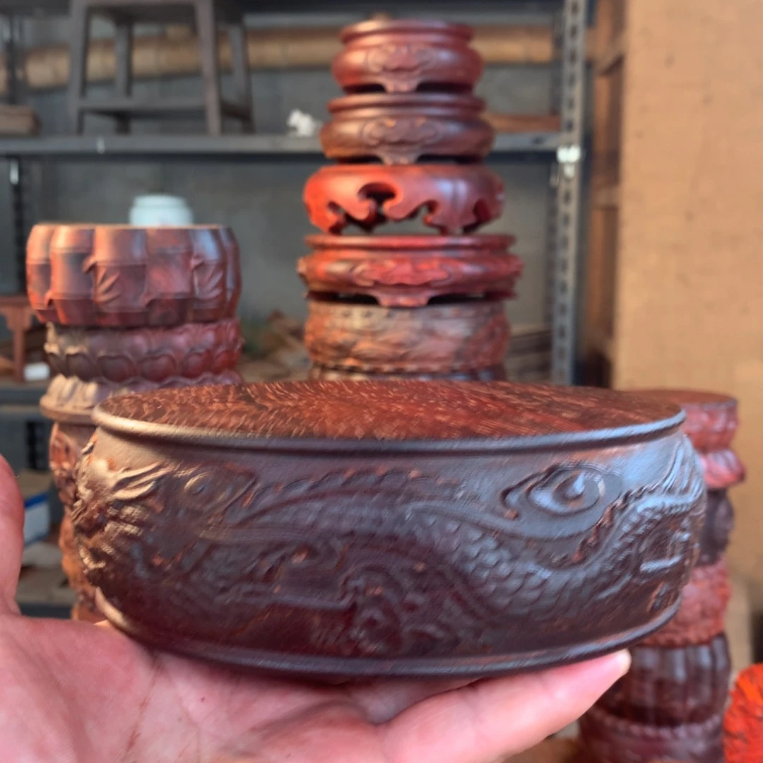 木绍氏紫檀 双龙戏珠