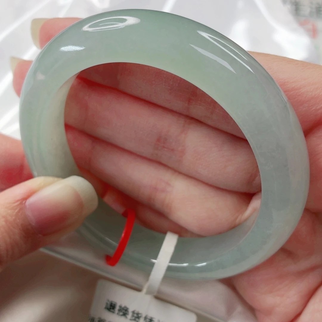 翡翠未镶嵌手镯54.2圈x495