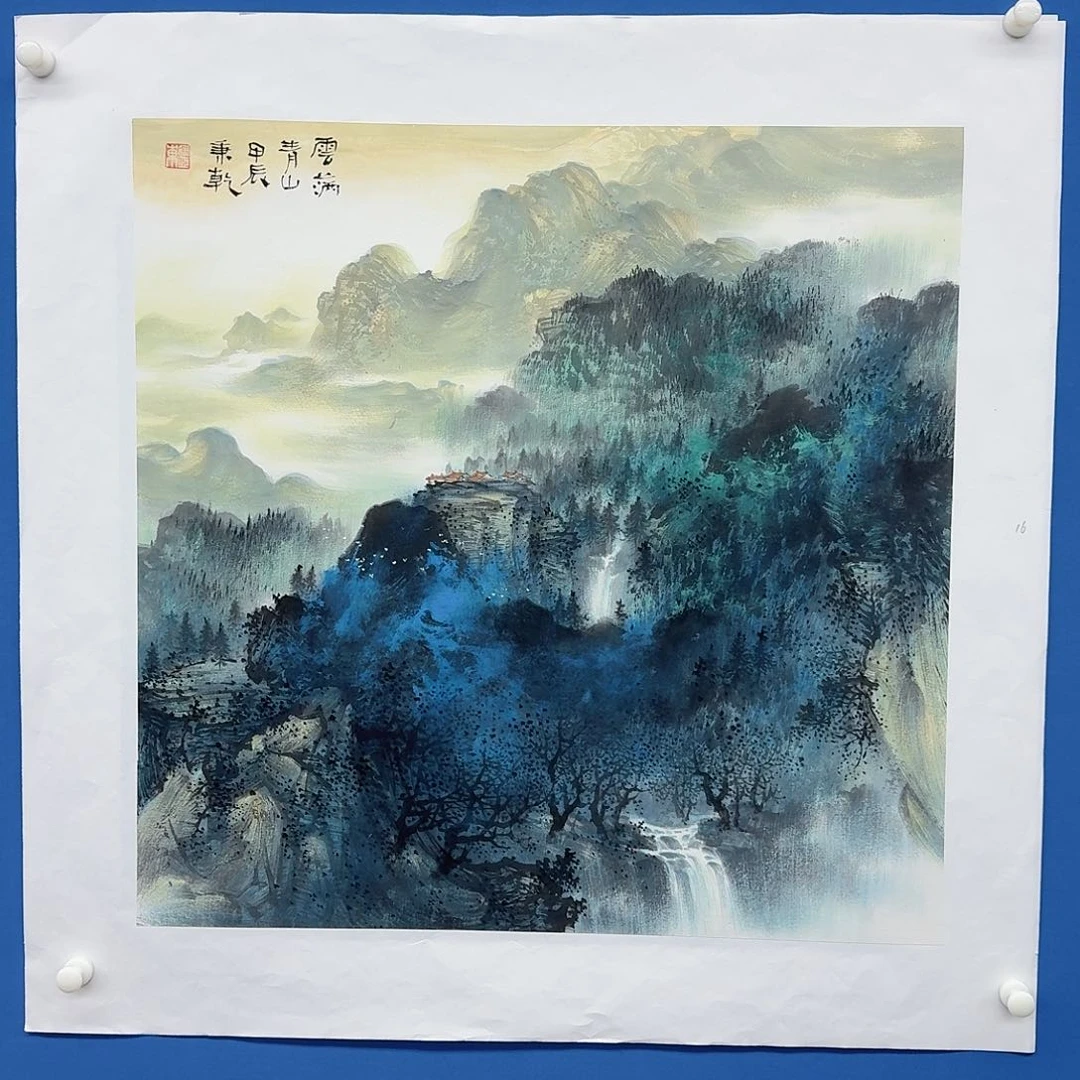 国画多次参加国内外大型