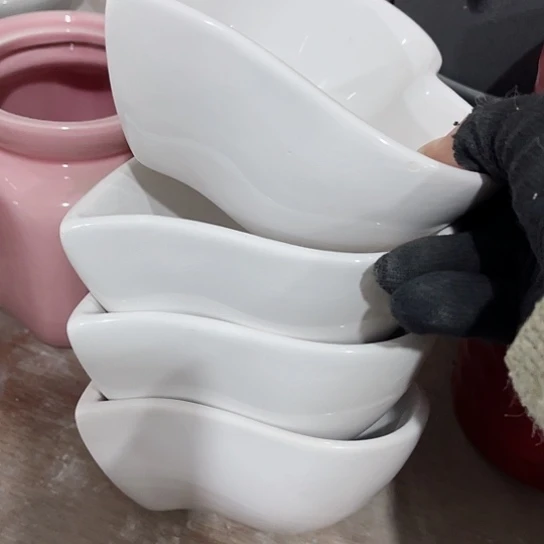 多肉绿植陶瓷花盆9.9包邮，有孔