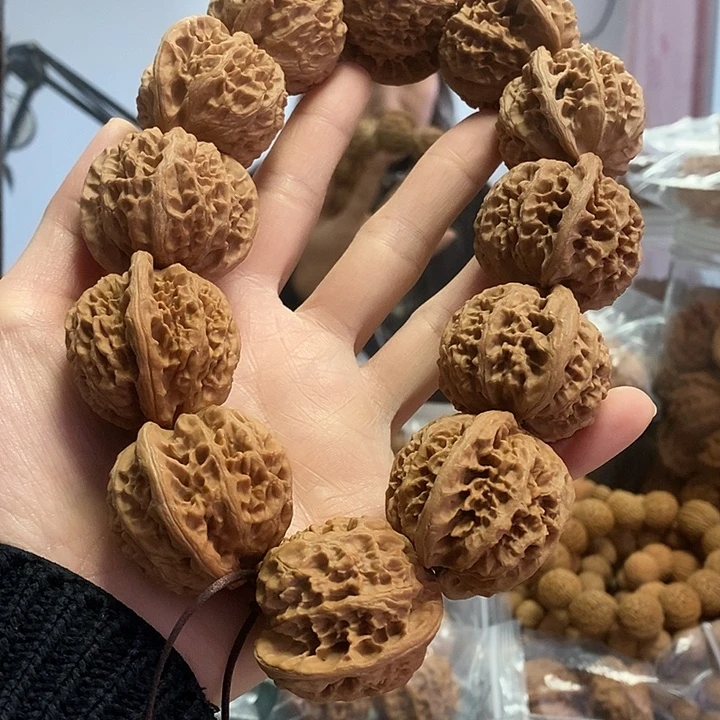 把件文玩核桃39宫灯手持