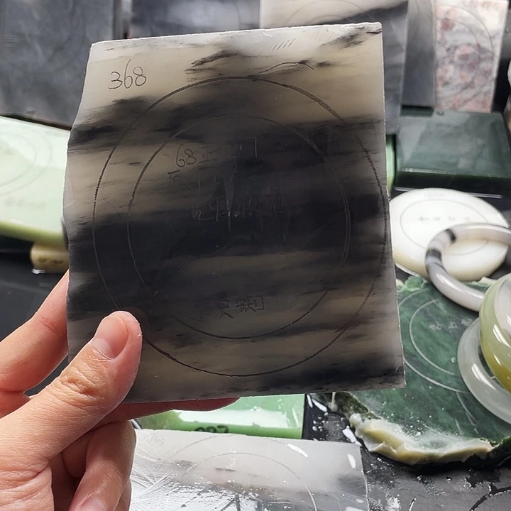 1***Δ石英质玉未镶嵌手镯定制