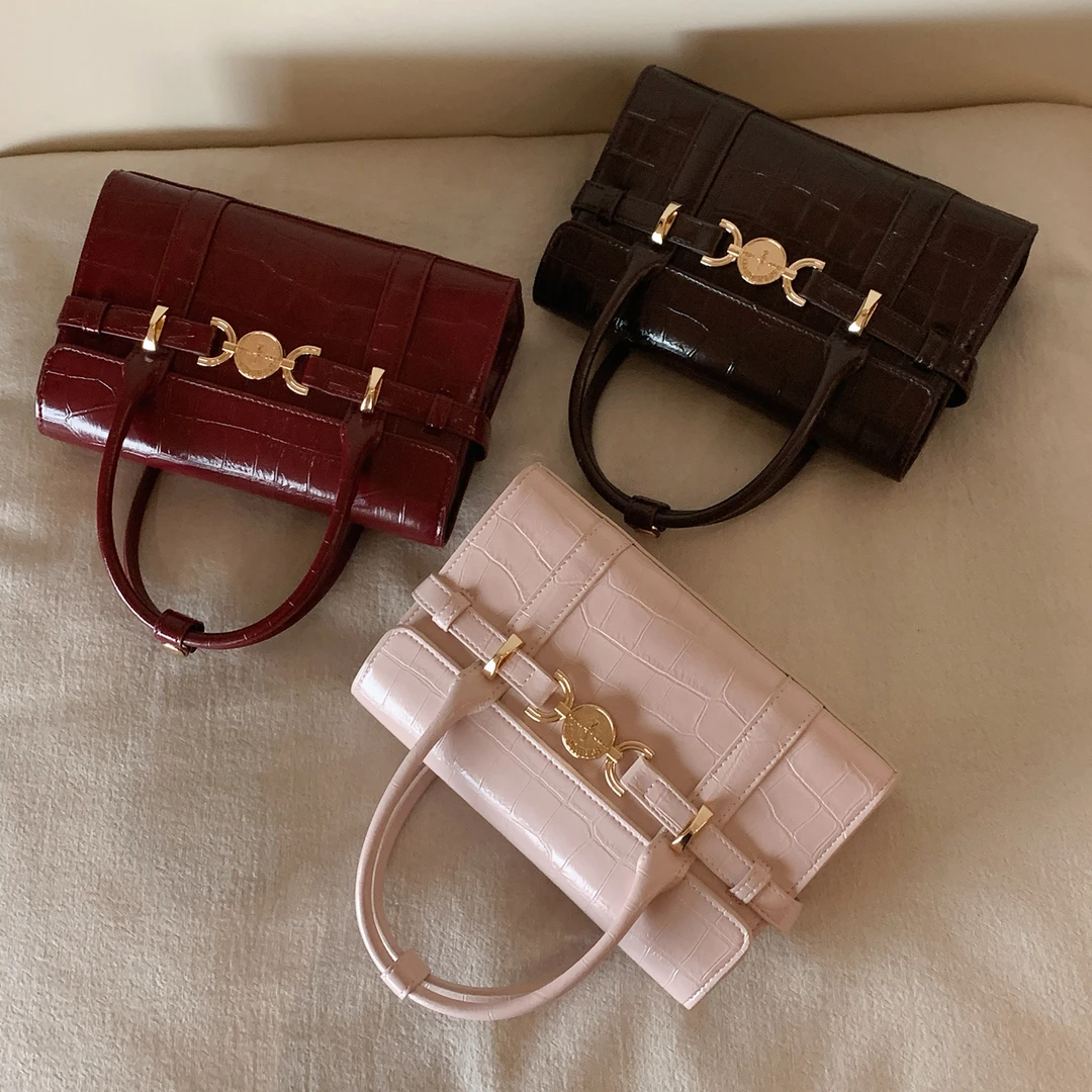 南风Chio2nd 小方包包女式2025新款粉色手提包单肩斜挎包