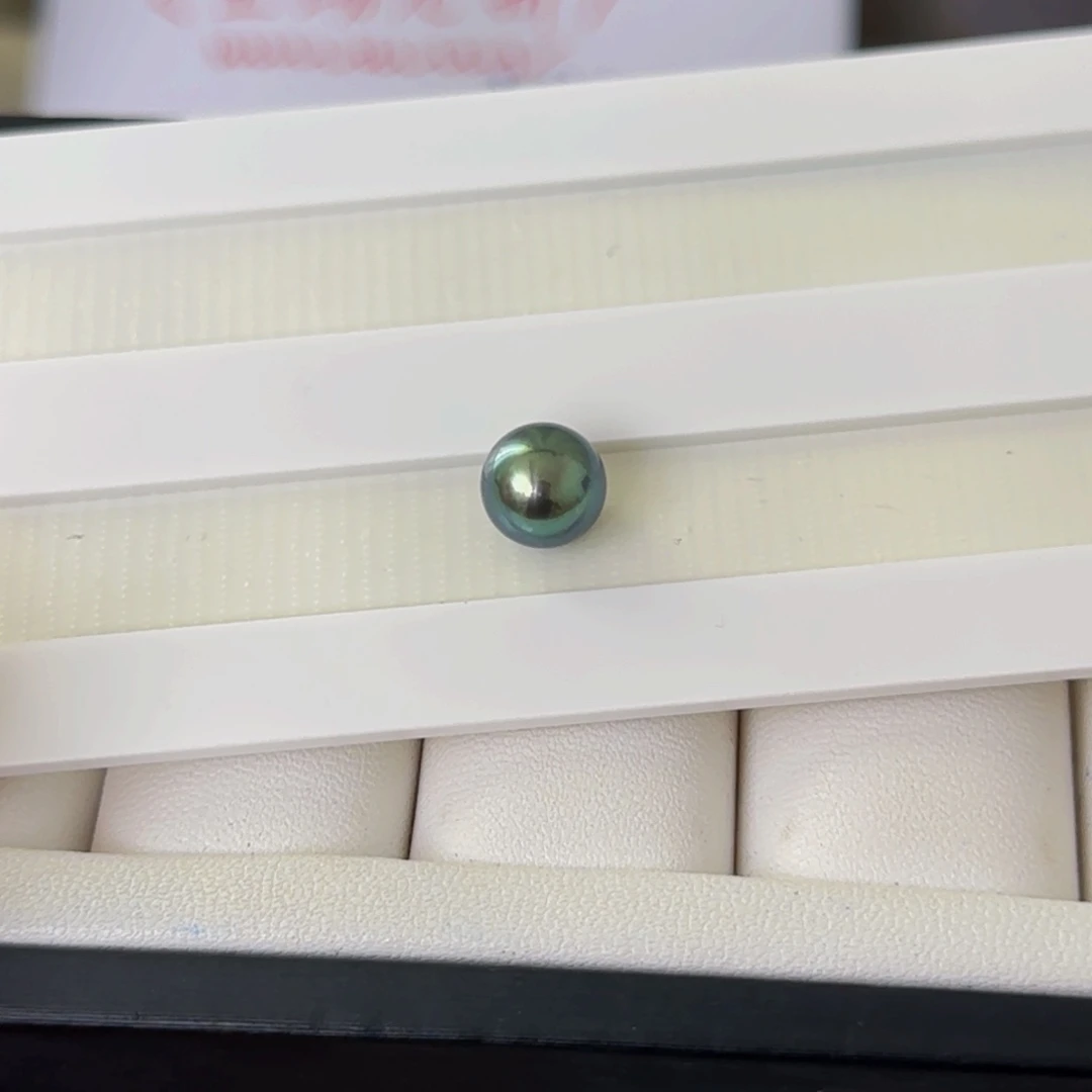 海水珍珠裸珠未镶嵌大溪地裸珠9.1mm可定制爱