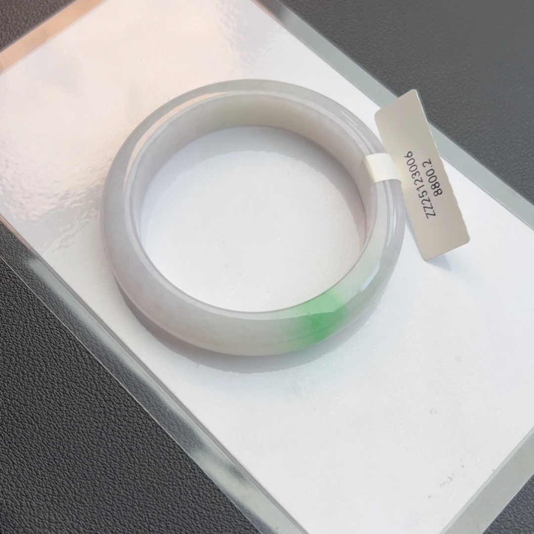 翡翠未镶嵌手镯52-53