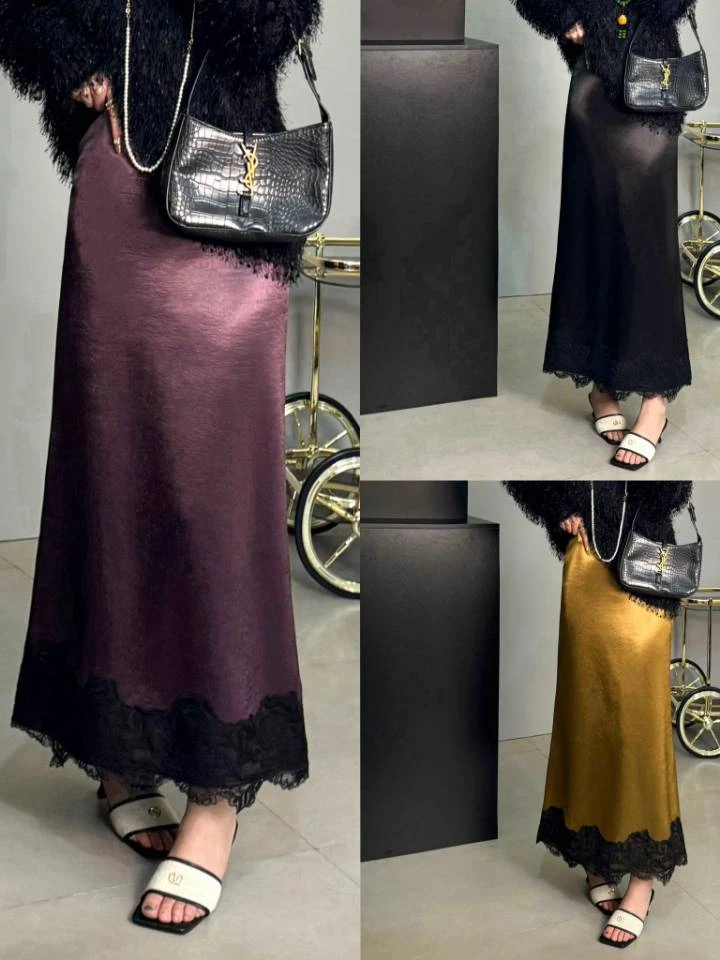 597蕾丝边半身裙（春夏款）