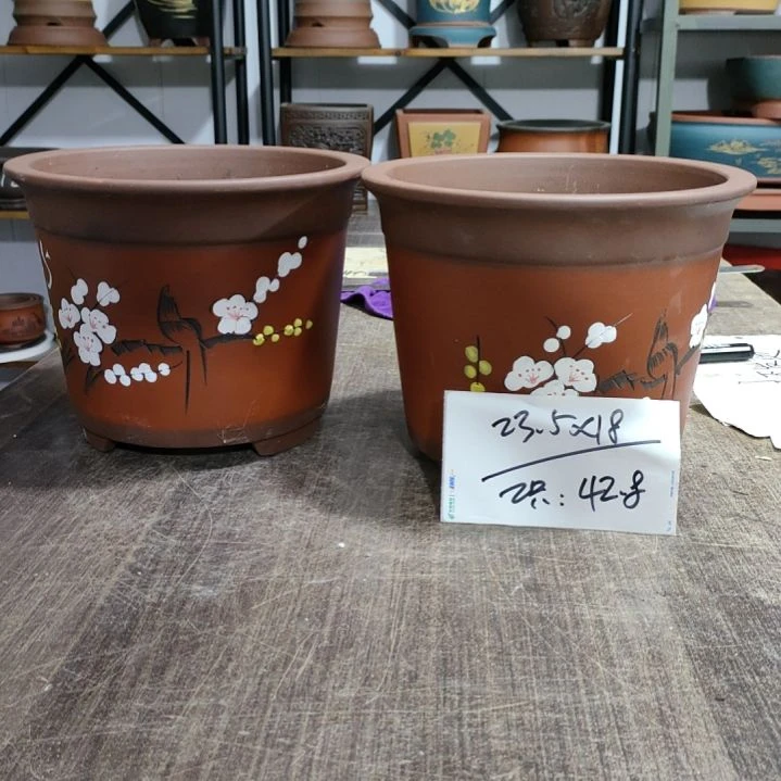 紫砂花盆紫砂花盆