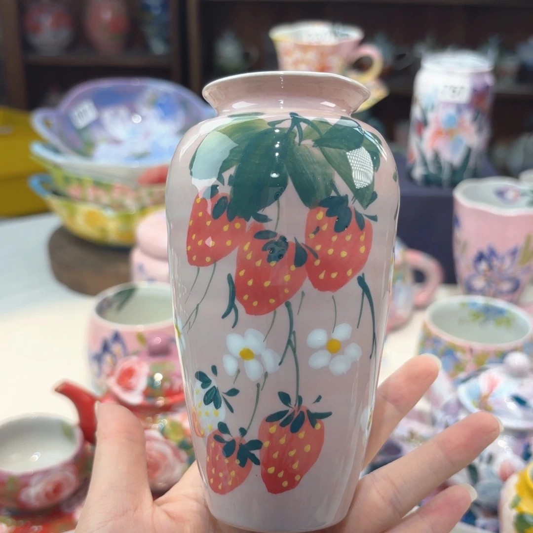 景德镇手绘高温釉下彩陶瓷茶具