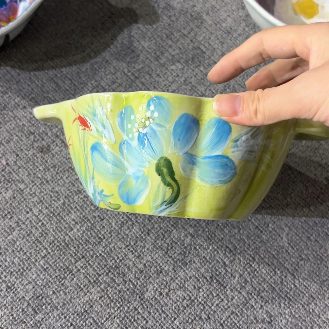景德镇手绘高温釉下彩陶瓷茶具