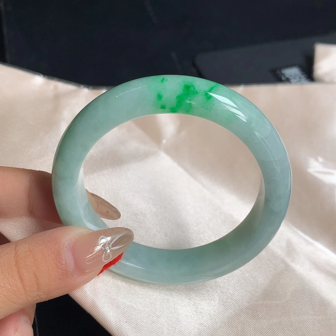 翡翠未镶嵌手镯2538
