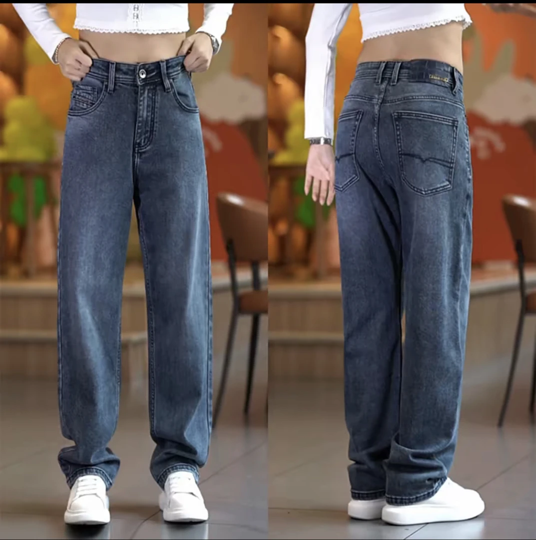 美式高街牛仔裤男款潮牌时尚韩版宽松休闲裤新款百搭直筒长裤