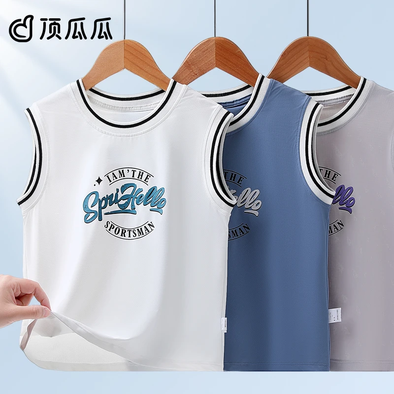 儿童女童背心夏季吊带薄男孩宝宝内衣青少年跨栏上衣童装2025新款