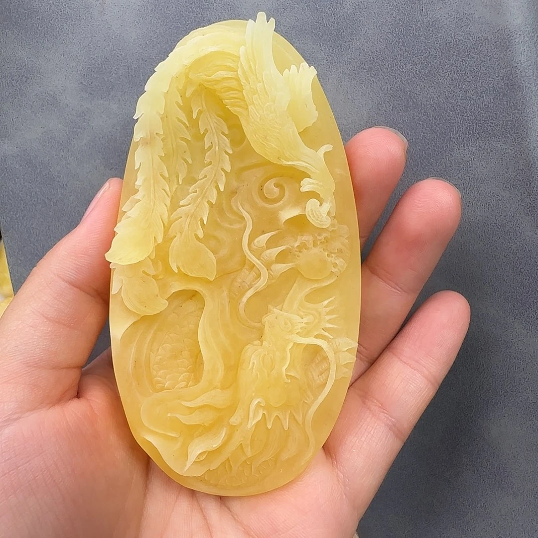 春***暖蜜蜡未镶嵌珠宝奇石微瑕