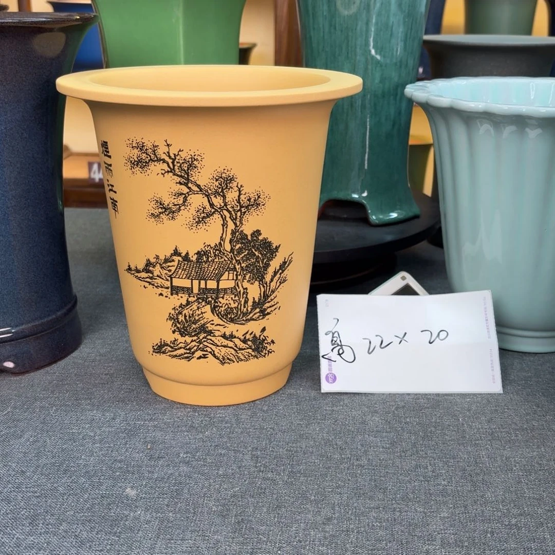 紫砂花盆兰花1586559984585