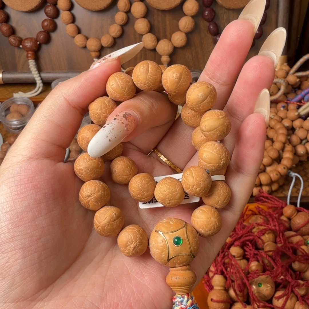 把件凤眼菩提12mm/27颗手持/配麒麟眼三通