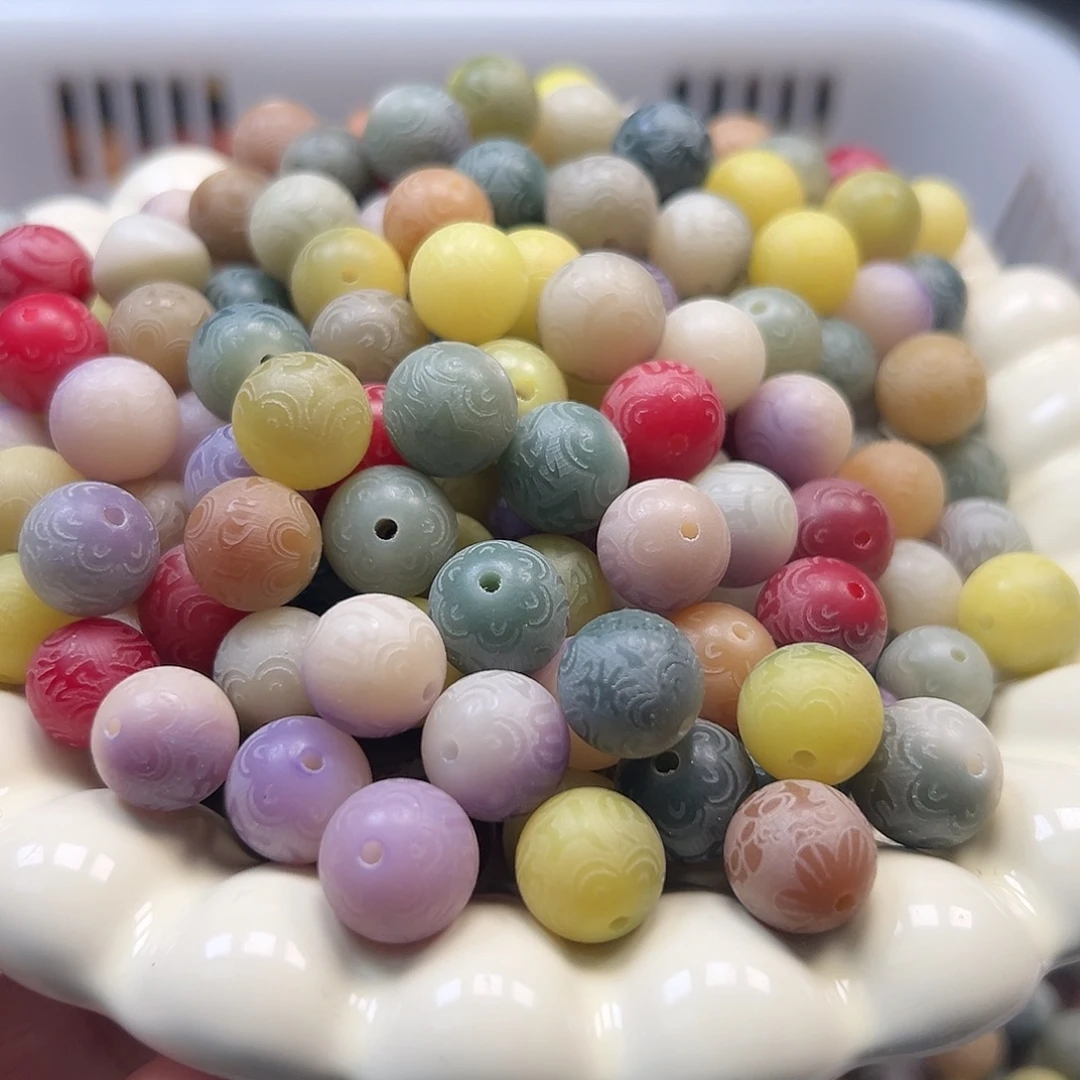 菩提根/象牙果手串微瑕卡11/12多宝六字150颗