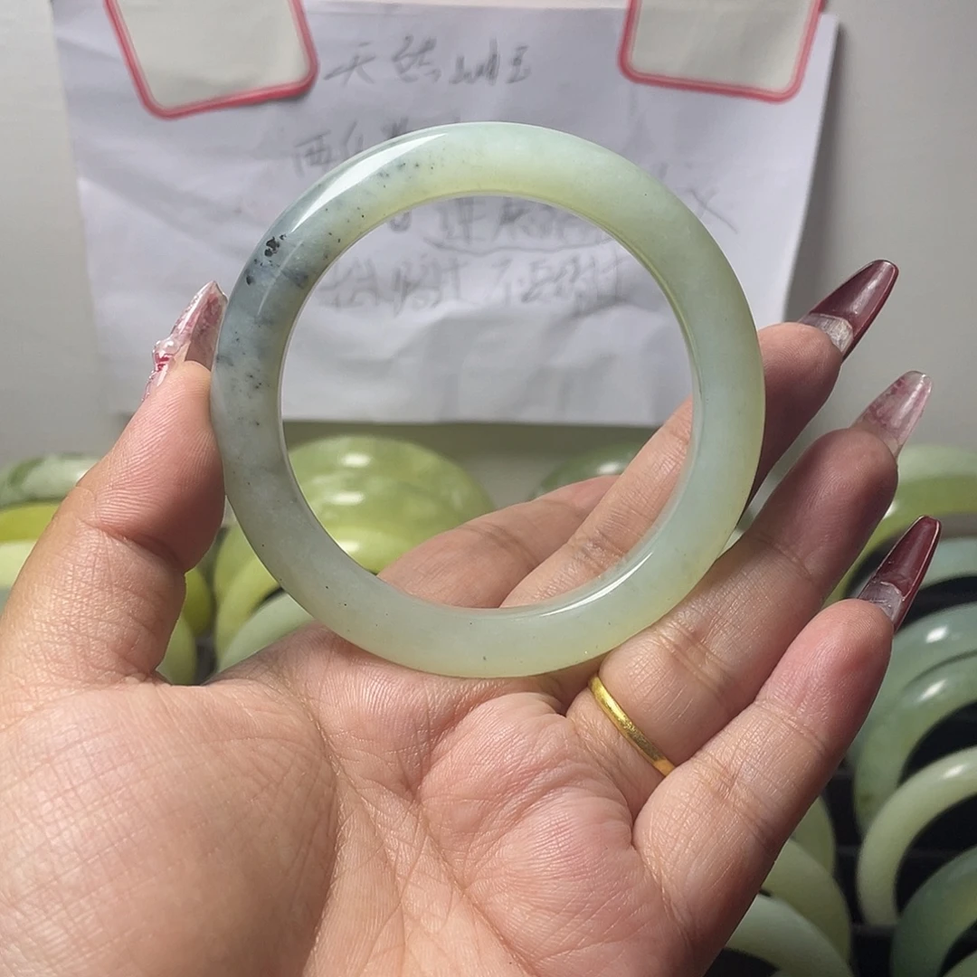 合金蛇纹石玉手镯