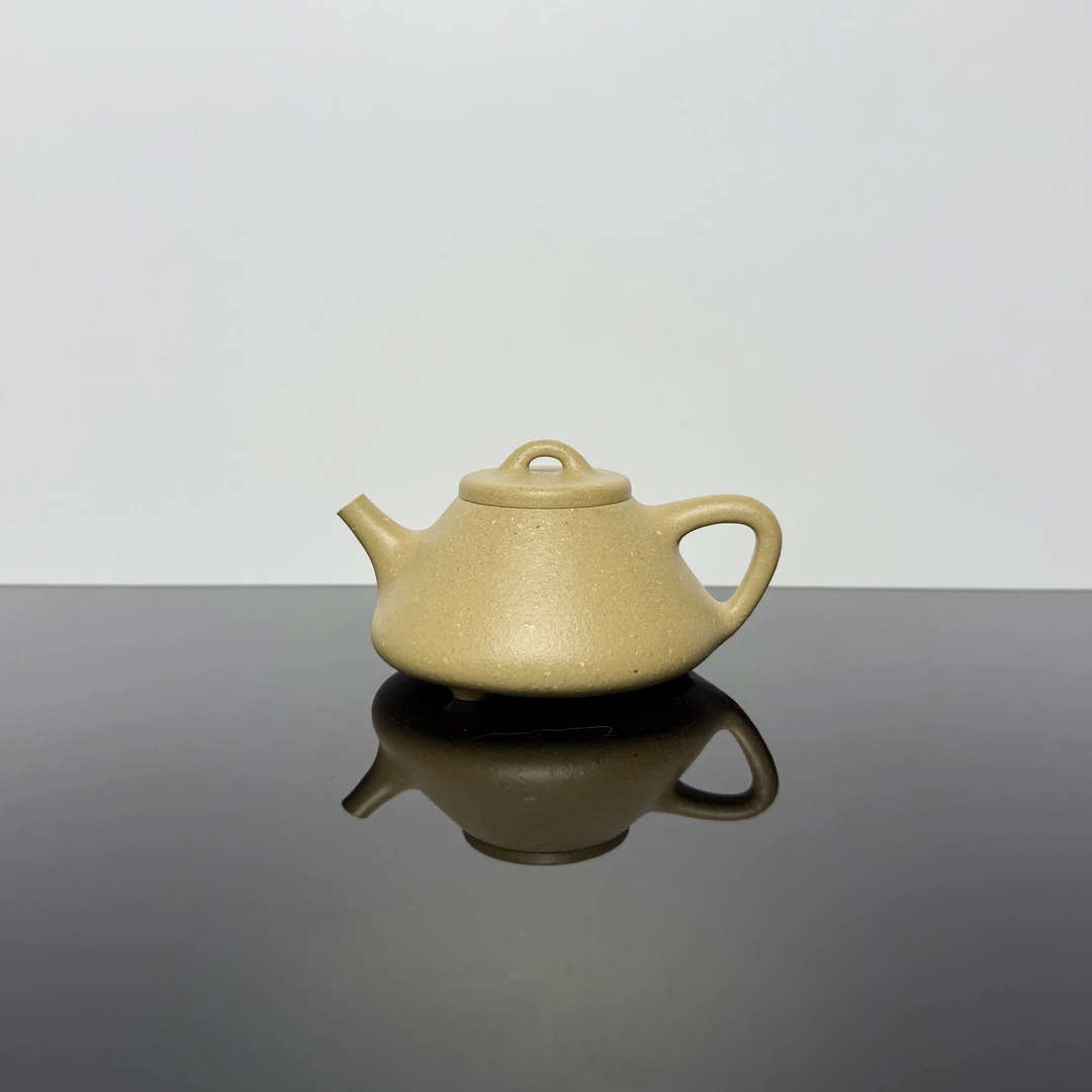 全手工大水潭本绿子冶石瓢130-140cc