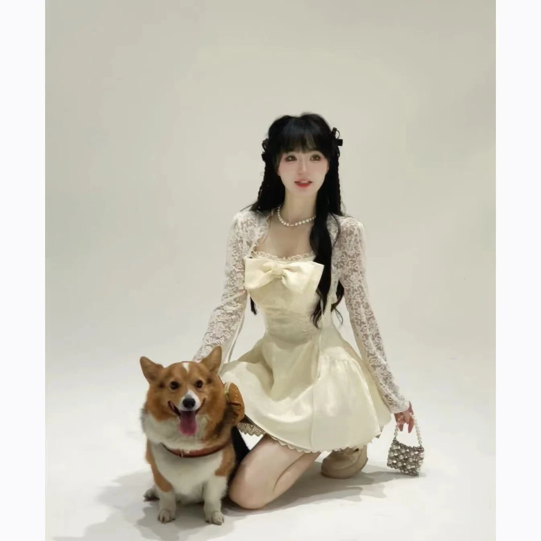 【千金推荐】夏季新款吊带收腰天鹅公主显瘦装连衣裙SQJAQ403766