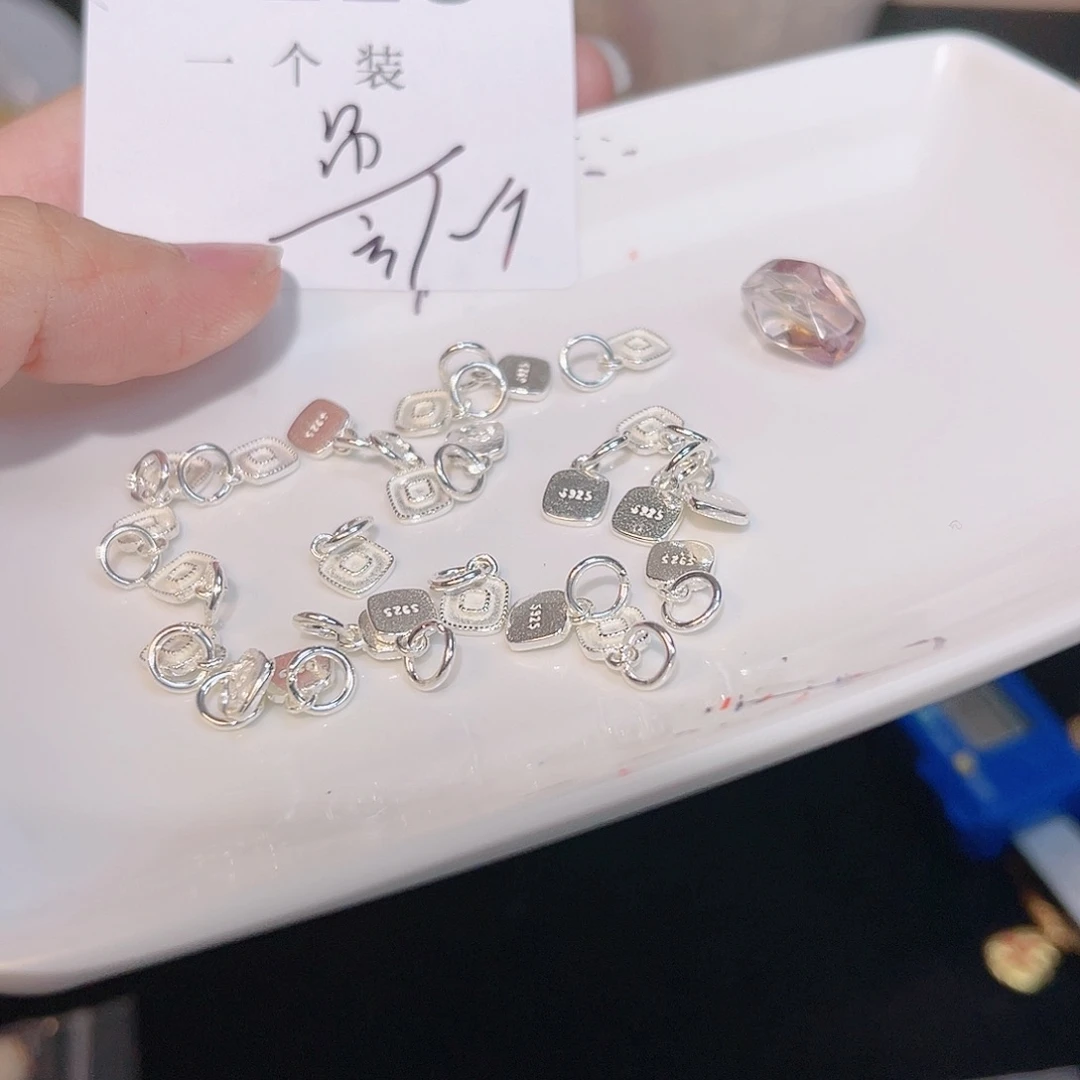 紫晶珠宝半成品银S925镶嵌118
