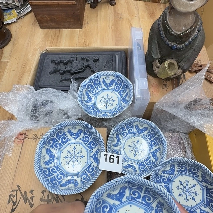 瓷片工艺品摆件瓷器摆件正能量