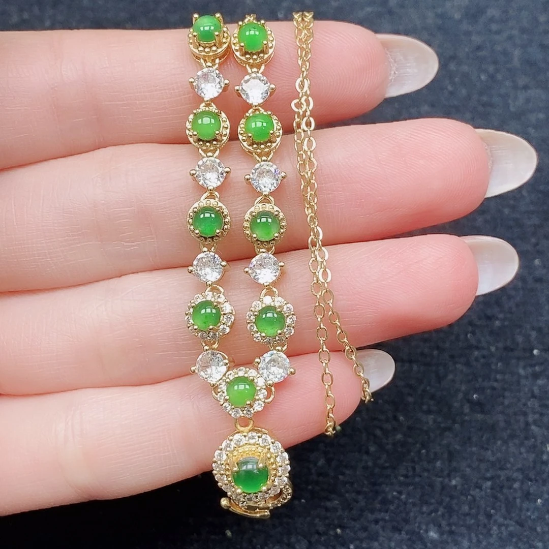 颈饰未镶嵌翡翠翡翠