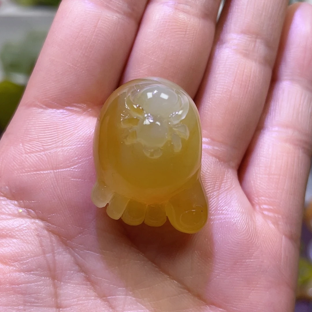 蛇纹石玉颈饰银S925镀金镶嵌?*子