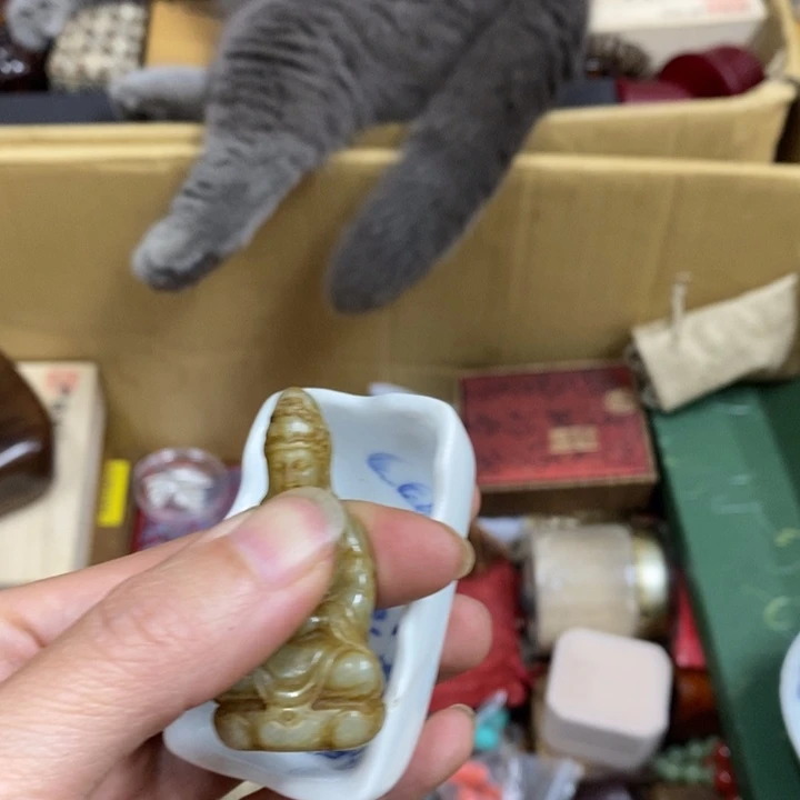 瓷中古工艺品一件