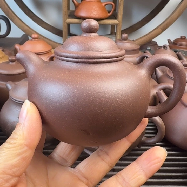 小***子紫砂茶壶200cc掇球微瑕特价处理