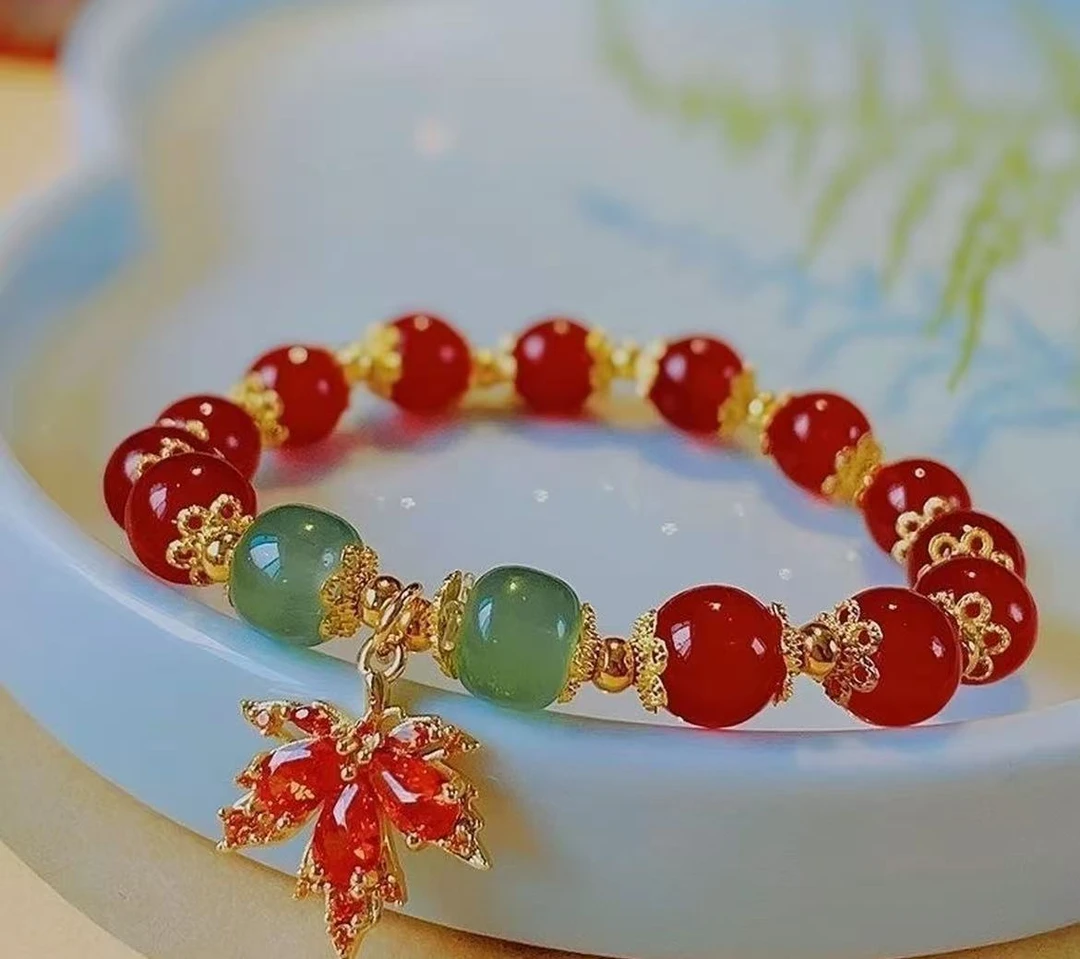 南红单圈手串（无礼盒）