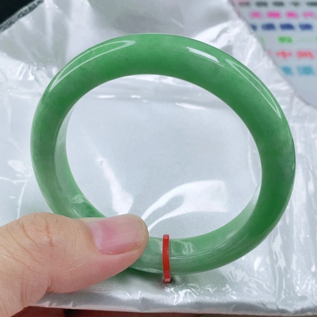 未镶嵌手镯翡翠53.5圈口