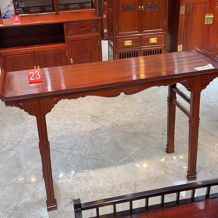 黑酸枝木类架子翘头案