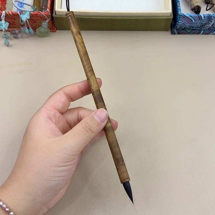 高货小楷金丝楠木一只