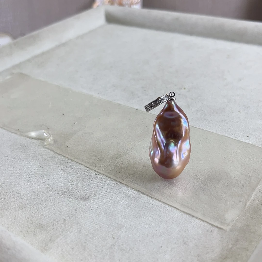 淡水珍珠未镶嵌吊坠(不含链)【纯恬】