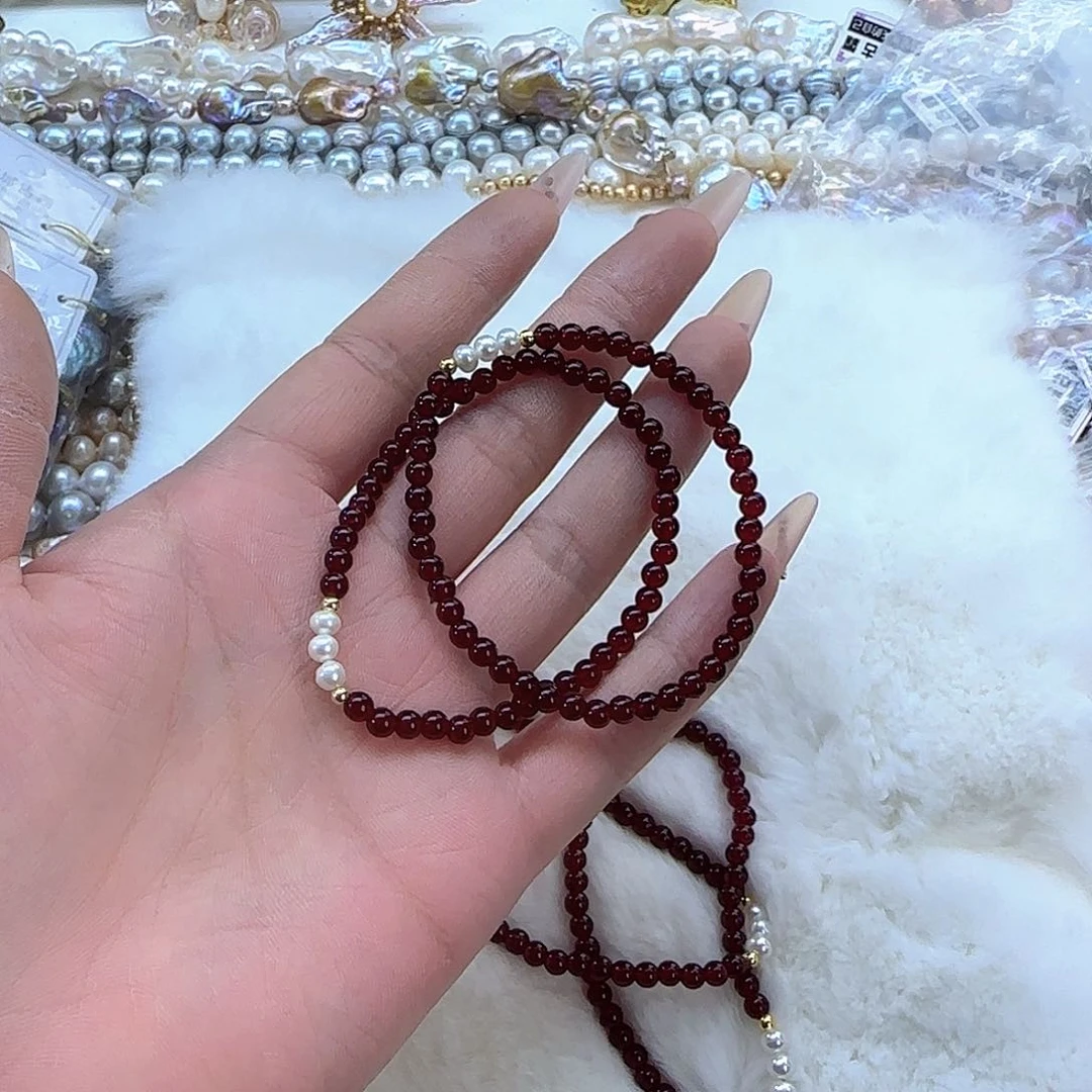 未镶嵌项链定制686淡水珍珠