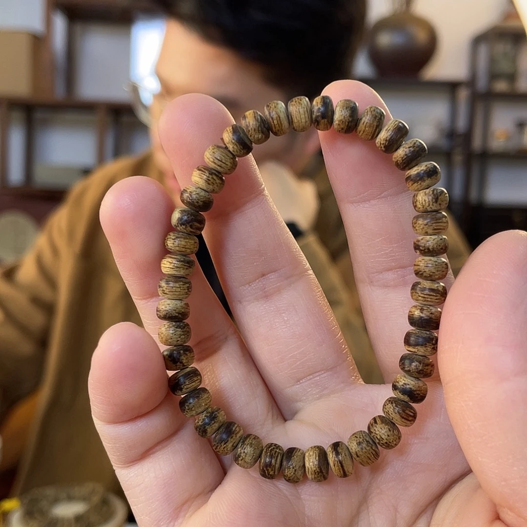 沉香手串达拉干奶香甜凉6mm✖️4mm,3.6g