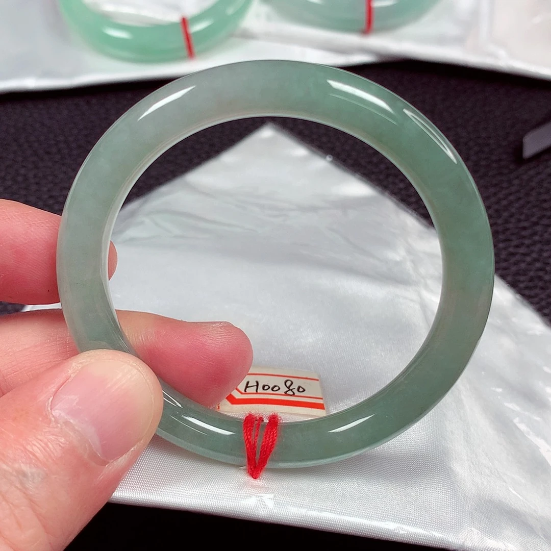 翡翠未镶嵌手镯天然翡翠手镯