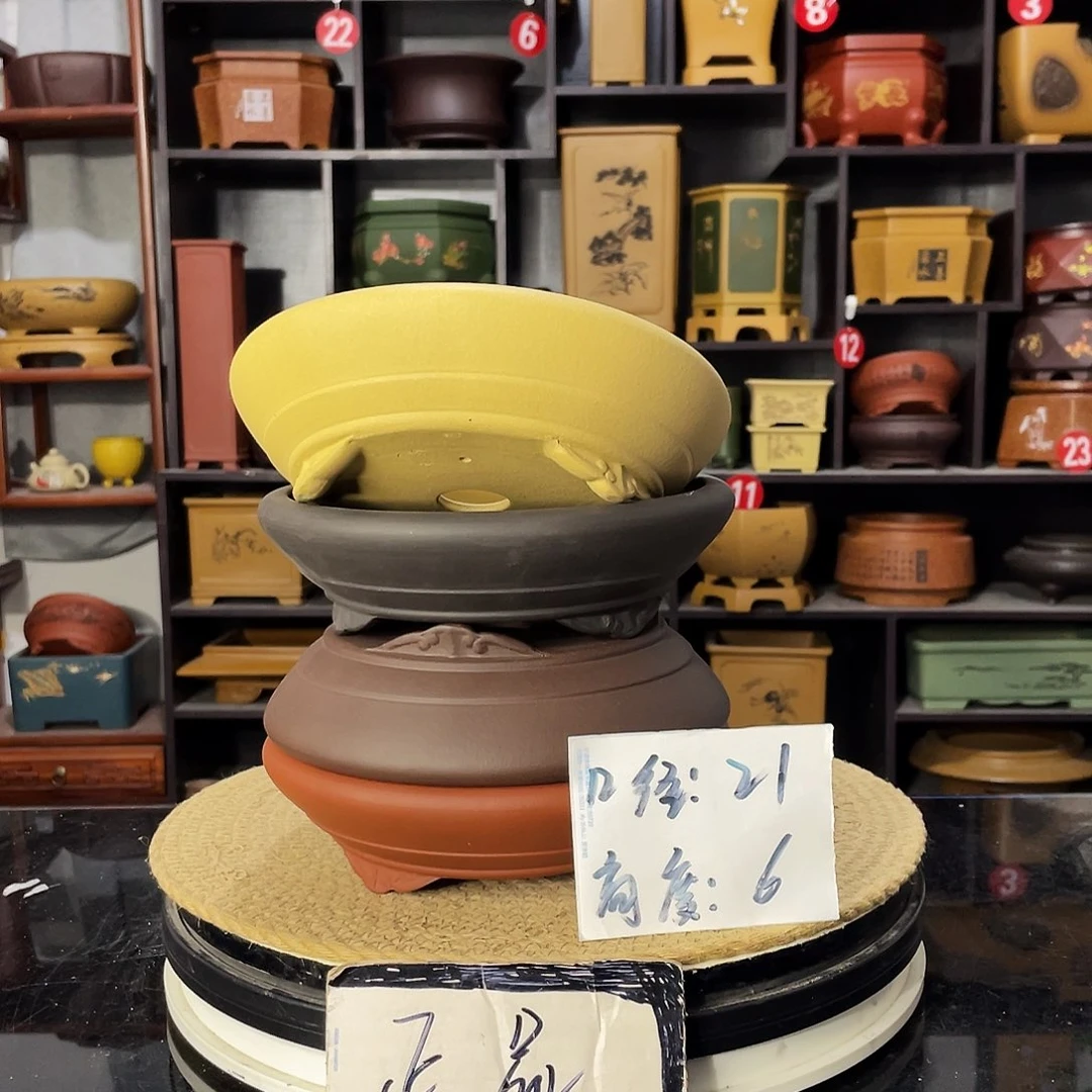 D-盆尚好紫砂花盆