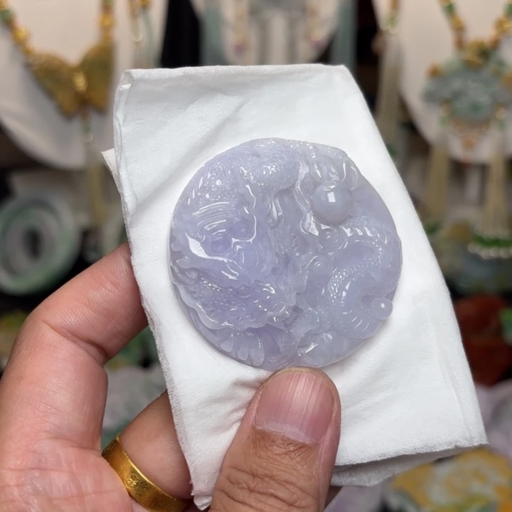 翡翠未镶嵌颈饰吊坠