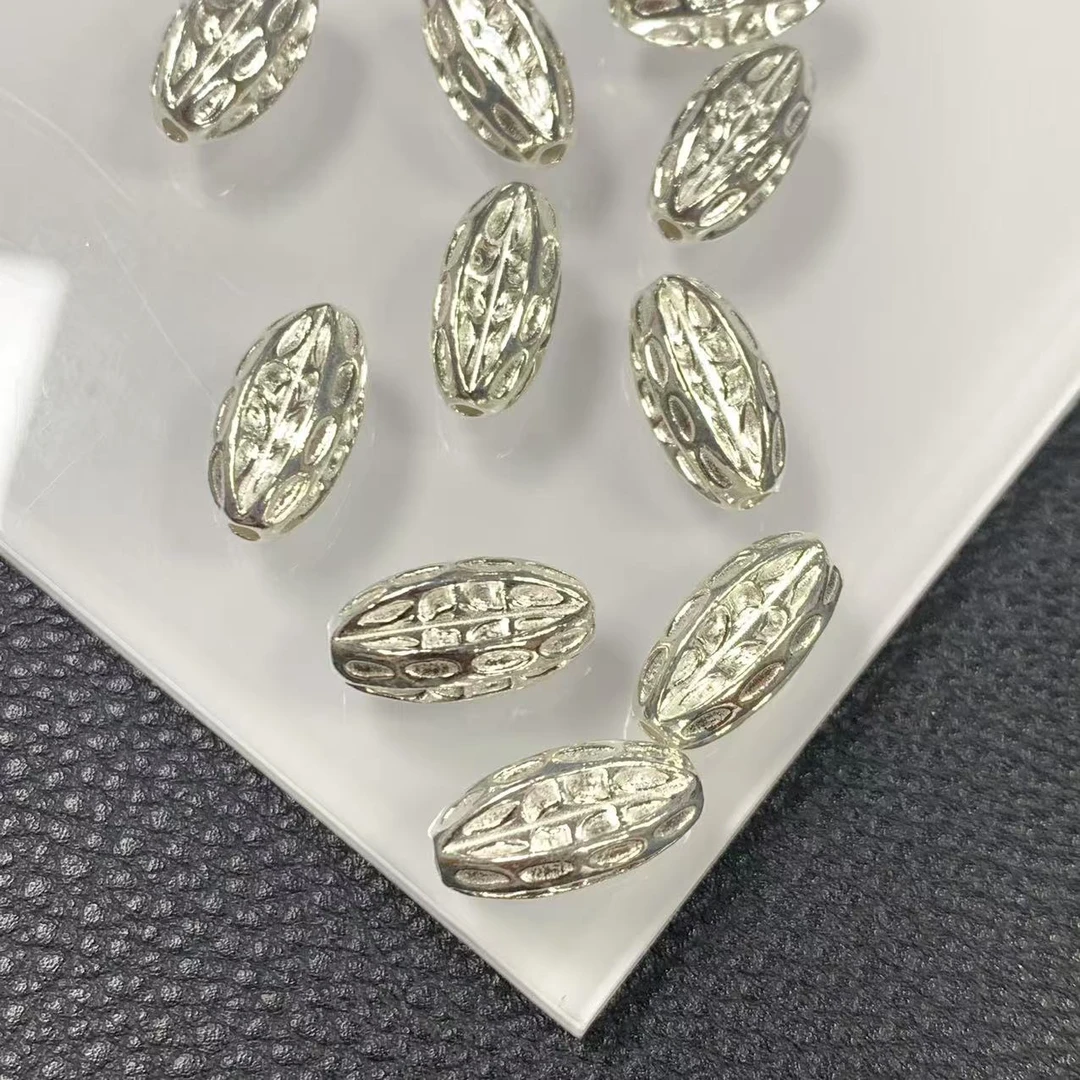 925银银制品 「戴琴珠宝」DQ916-银杨桃15mm左右配件（发其一）